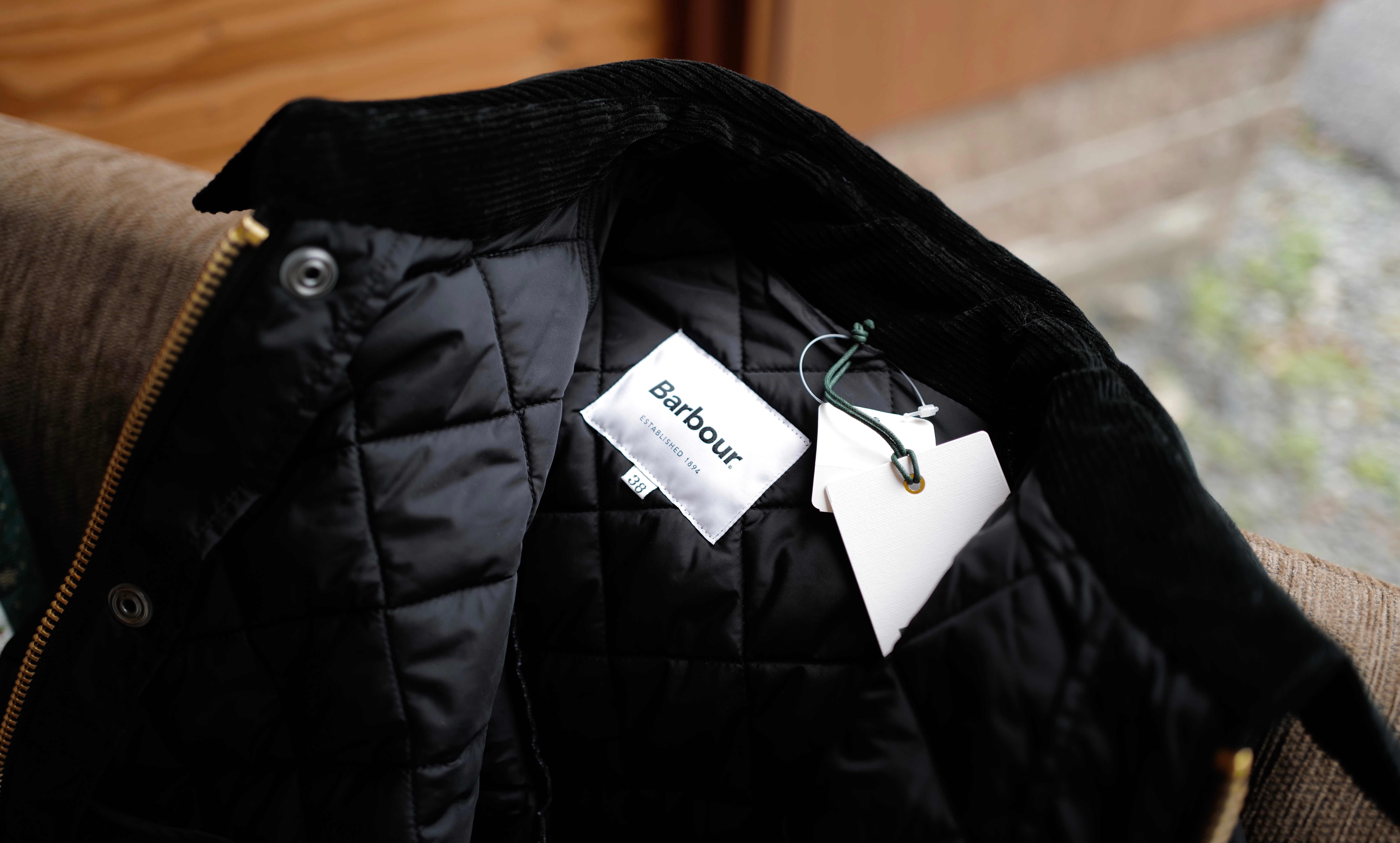 美品　2021年製　バブアー　キルティングジャケット　Mサイズ　ブラック