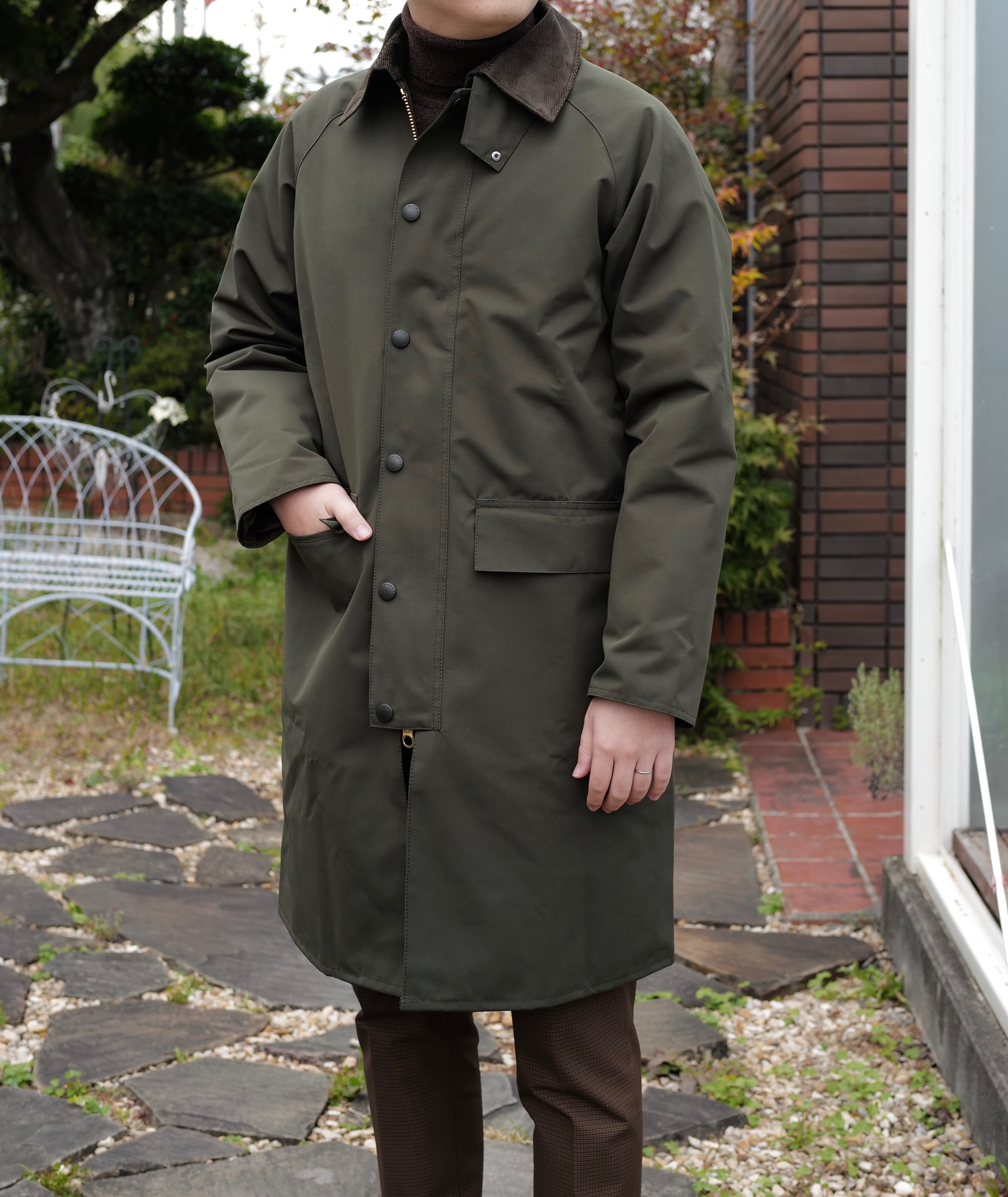 Barbour バブアー New Burghley 防水仕様-